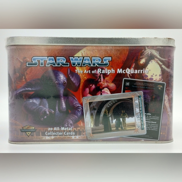 1996 Star Wars Art of Ralph McQuarrie Metallic Collector Cards - Picture 3 of 9